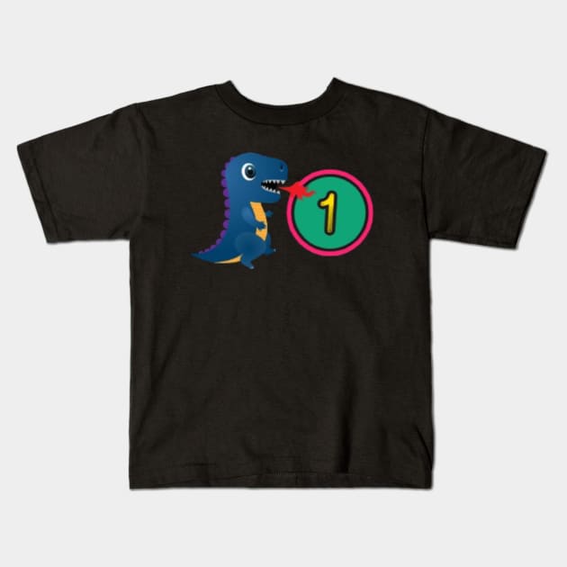 Godzilla Minus One Kids T-Shirt by elmouden123